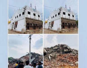 تدمير مسجد ليلا في حيدر آباد بالهند