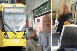 Muslim Family Attacked In Manchester Tram