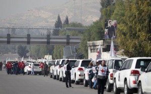 Syrian regime blocks aid convoys to Douma, Darayya