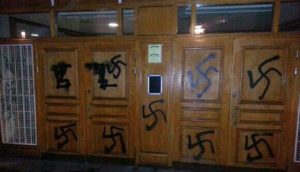 Swastikas daubed on Swedish mosque