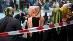 Protest in Vienna against Austria’s headscarf ban