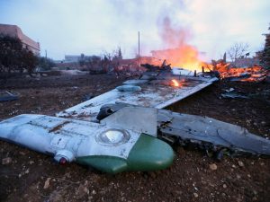 Russian pilot ‘killed in fighting’ after plane downed in Syria