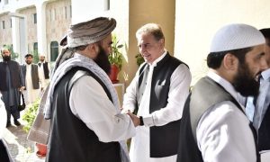 Talks with visiting Taliban team today