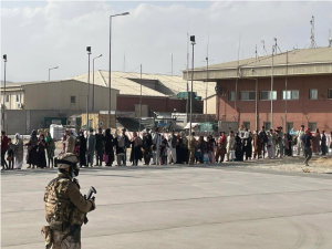 Taliban blocks Kabul airport to most as foreign airlifts wane