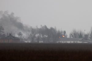 Ukraine conflict: Russian forces attack from three sides