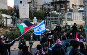 Israel settlers, police attack Sheikh Jarrah protest