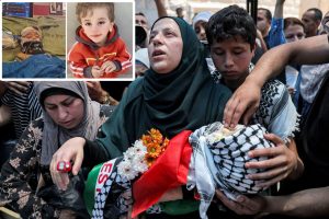 Mother of slain Palestinian child calls for justice