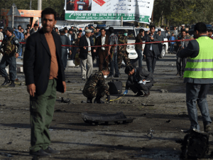 افغان دارالحکومت کابل میں بم دھماکے سے 12 افراد ہلاک، 105 زخمی