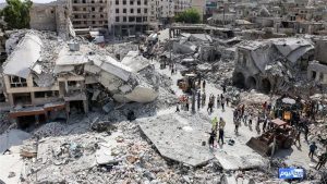 شام میں سرکاری فوج کا لڑاکا طیارہ گر کر تباہ، 31 افراد ہلاک