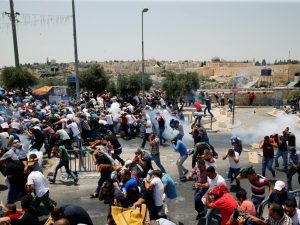 بیت المقدس:نفیر کا جمعہ، جھڑپوں میں ۳ فلسطینی جاں بحق متعدد زخمی