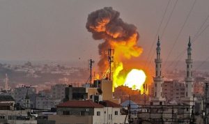 غزہ کی سرحد پر اسرائیلی فوج کی بمباری سے چار فلسطینی شہید