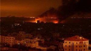 غزہ پٹی کے مختلف علاقوں پر اسرائیلی فضائیہ کے 15 حملے