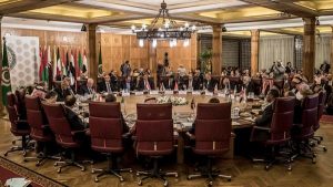 عرب لیگ کا ہنگامی اجلاس، امریکی صدر ٹرمپ کا مشرقِ اوسط امن منصوبہ مسترد