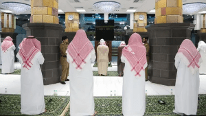 مسجد حرام میں نمازیوں کے درمیان سماجی فاصلے کے منصوبے پر عمل درامد