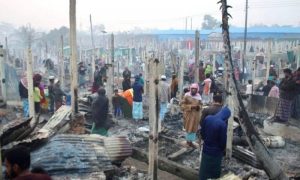 روہنگیا مہاجر کیمپوں میں آتشزدگی، ہزاروں گھر خاکستر