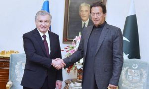 عمران خان سے ازبک صدر کی ملاقات، ‘افغانستان کو تسلیم کروانے کیلئے مہم چلائیں گے’