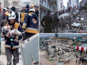 ترکیہ اور شام میں تباہ کن زلزلہ،1400 سے زائد افراد جاں بحق
