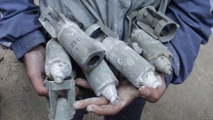 Russia, Syria regime blamed for cluster bomb use
