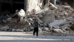 Dozens killed in northern Syria air strikes