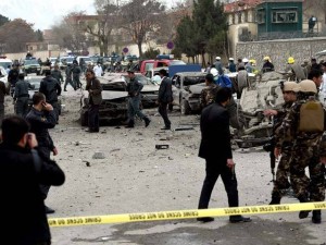 Civilians killed as Taliban blast targets Afghan police