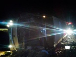 Fourteen Palestinian pilgrims die in Jordan bus crash