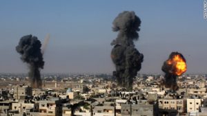 Israeli warplanes strike Gaza after rocket fire