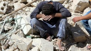 Scores dead after Aleppo pounded in aerial onslaught