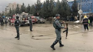 Explosion hits Kabul as political gathering under way