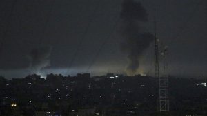 Violence flares as Israel strikes Gaza and Hamas fires rockets