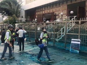 Hongkongers Volunteer to Clean Mosque Hit with Blue Dye Water