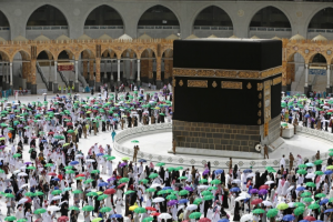 Saudi Arabia receives 1st foreign Hajj pilgrims since COVID began