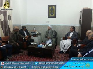 دیدار هیئتی از وزارت نیرو و سازمان برنامه و بودجه کشور با مولانا عبدالحمید