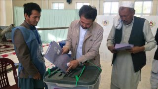 انتخابات پارلمانی در افغانستان پایان یافت