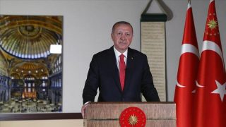 اردوغان: ایاصوفیه به روی همۀ مسلمانان و غیرمسلمانان باز خواهد بود