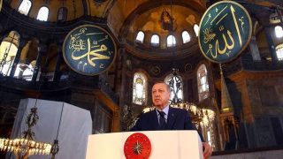 اردوغان فرمان تبدیل “ایاصوفیه” به مسجد را امضا کرد