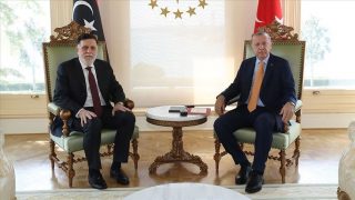 دیدار اردوغان و فائز السراج در استانبول