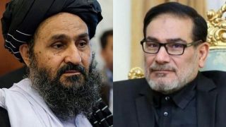 دیدار هیئت طالبان با دبیر شورای عالی امنیت ملی ایران