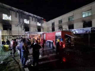 آتش‌سوزی در بیمارستانی در بغداد؛ ده‌ها کشته برجا گذاشت