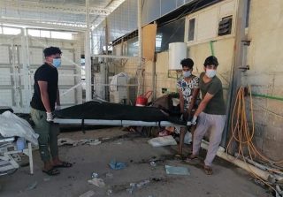آتش‌سوزی در بخش کرونای بیمارستانی در عراق ۹۲ کشته بر جای گذاشت