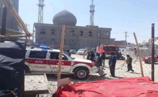 وقوع انفجار در مسجدی در مزارشریف افغانستان
