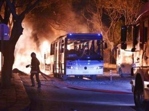 ترکی کے دارالحکومت انقرہ میں دھماکا، 28افراد ہلاک اور 60 سے زائد زخمی