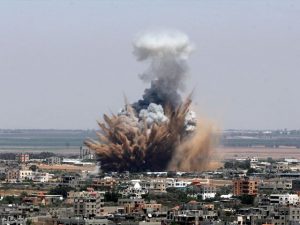 غزہ پر اسرائیلی بمباری سے 8 فلسطینی شہید
