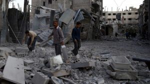 شام : ادلب پر فضائی حملوں میں 8 بچوں سمیت 21 افراد ہلاک