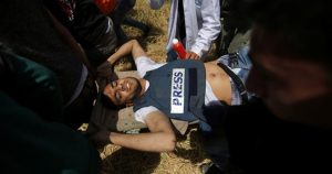 غزہ: اسرائیلی فائرنگ سے 247 صحافی اسرائیلی فائرنگ سے زخمی ہوچکے