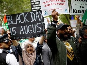 بھارت کے یوم آزادی پر دنیا بھر میں احتجاج، کشمیریوں نے یوم سیاہ منایا